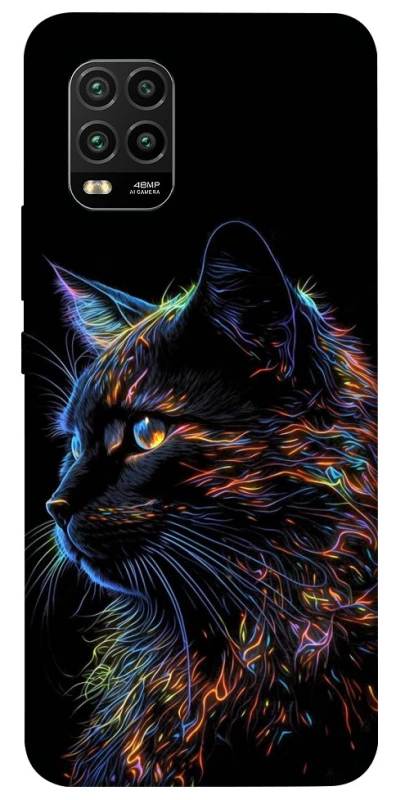 Чохол на Xiaomi Mi 10 Lite Чорний кіт фото 1 з 1