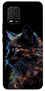 Чохол на Xiaomi Mi 10 Lite Чорний кіт фото 1 з 1