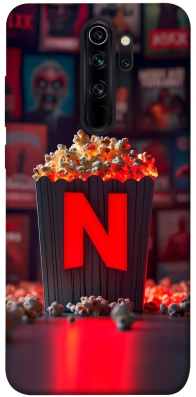 Чехол на Xiaomi Redmi Note 8 Pro Netflix and popcorn фото 1 из 1