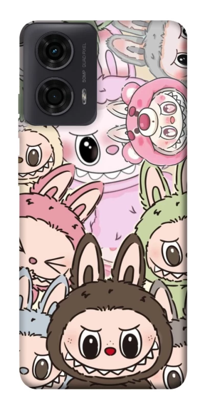 Чохол на Motorola Moto G04 All Labubu 3 фото 1 з 1