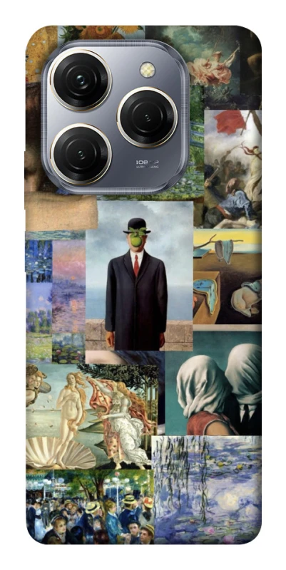 Чехол на TECNO Spark 20 Pro Art collage ver.4 фото 1 из 1