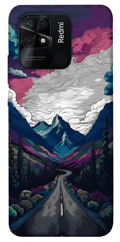 Чехол на Xiaomi Redmi 10C Нарисованные горы фото 1 из 1