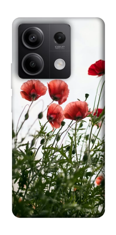 Чехол на Xiaomi Redmi Note 13 5G Поле маков фото 1 из 1