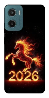 Чохол на Motorola Moto G06 Red Fire Horse ver.1 фото 1 з 1