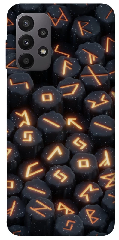 Чехол на Samsung Galaxy A23 4G Огненые руны фото 1 из 1