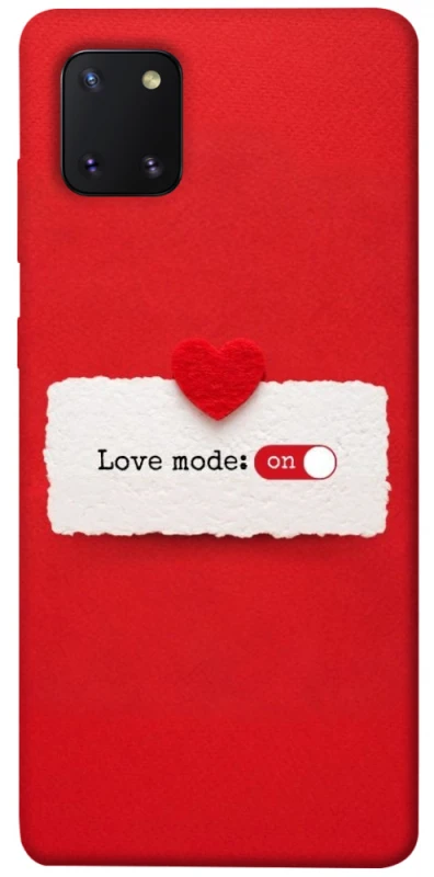 Чохол на Samsung Galaxy Note 10 Lite (A81) Love Mode ON фото 1 з 1