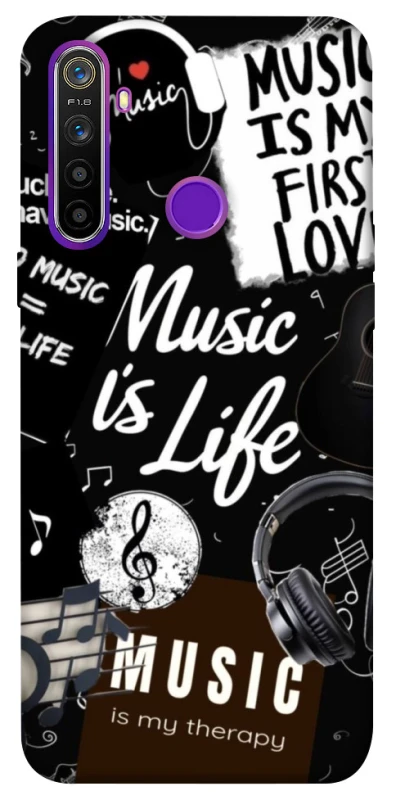 Чохол на Realme 5 Music is Life фото 1 з 1