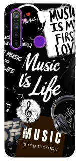 Чохол на Realme 5 Music is Life фото 1 з 1