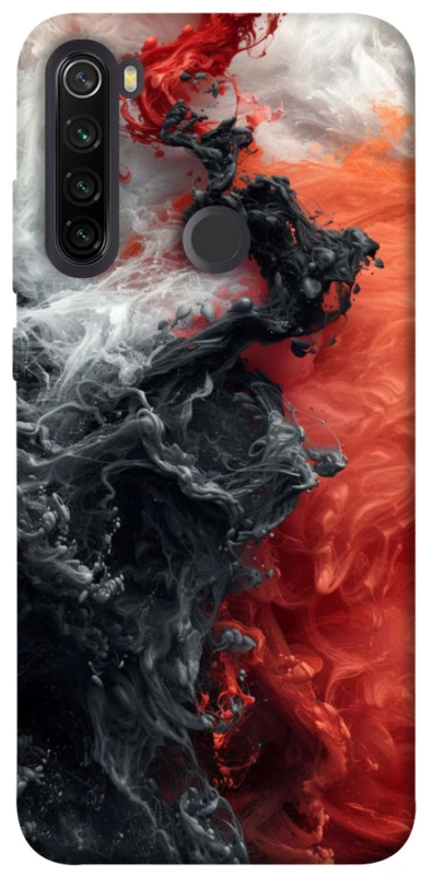 Чехол на Xiaomi Redmi Note 8T Black and Red фото 1 из 1