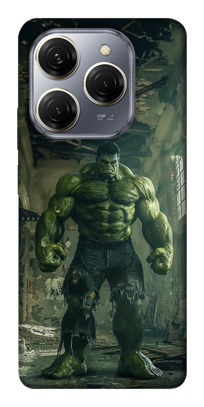 Чехол на TECNO Spark 20 Pro Angry Hulk фото 1 из 1
