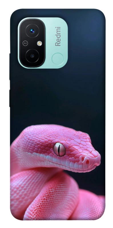 Чохол на Xiaomi Redmi 12C / Poco C55 Рожева змія фото 1 з 1