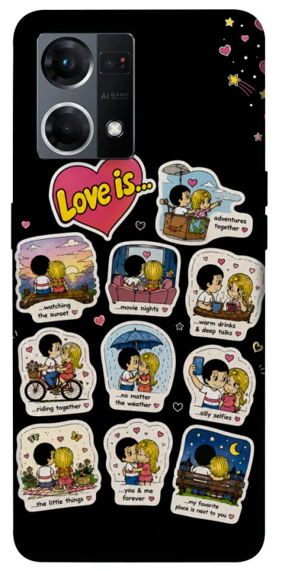 Чохол на Oppo Reno 7 4G Love is ver.4 фото 1 з 1