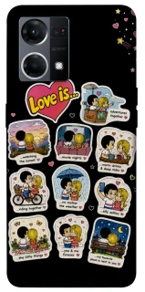 Чехол на Oppo Reno 7 4G Love is ver.4 фото 1 из 1