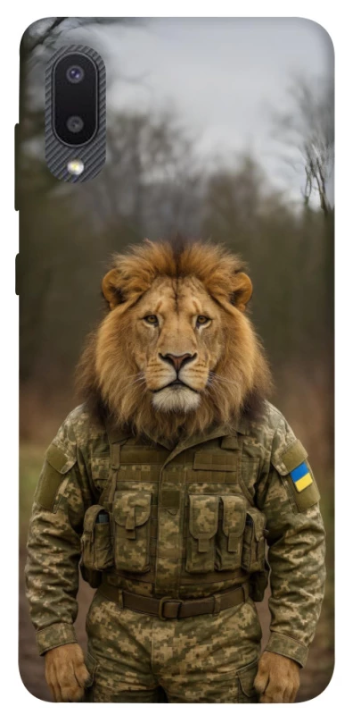 Чохол на Samsung Galaxy A02 Лев захисник фото 1 з 1