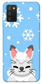 Чохол на Samsung Galaxy A03s Adopt Me Snow Kitty Smile фото 1 з 1