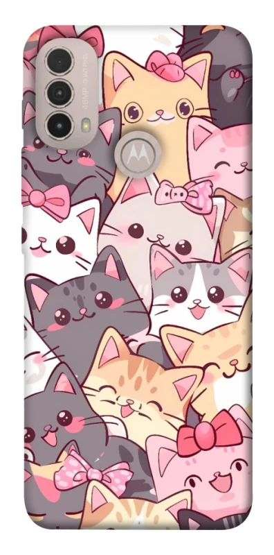 Чохол на Motorola Moto E40 Cute Cat фото 1 з 1