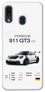Чехол на Samsung Galaxy A20 / A30 Porsche 911 GT3 фото 1 из 1