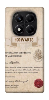Чохол на Xiaomi Redmi Note 14 Pro 5G The Hogwarts acceptance letter фото 1 з 1