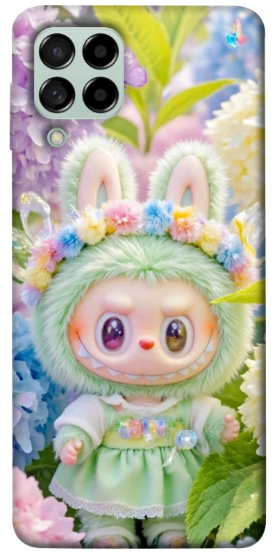 Чохол на Samsung Galaxy M53 5G Labubu & Flowers ver.2 фото 1 з 1