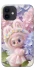 Чохол на Apple iPhone 12 mini (5.4") Labubu & Flowers ver.1 фото 1 з 1