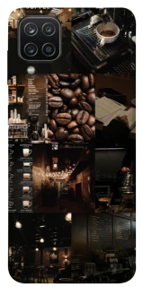 Чехол на Samsung Galaxy A12 Coffee collage ver.1 фото 1 из 1