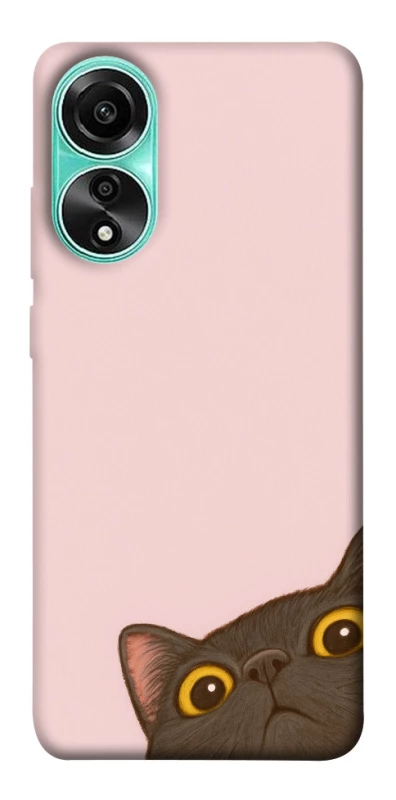 Чехол на Oppo A78 4G Peeping cat фото 1 из 1