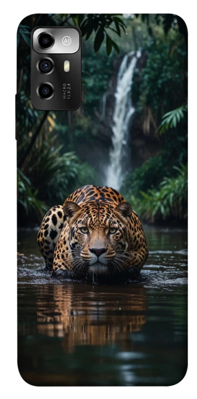 Чохол на ZTE Blade A72 Leopard in water фото 1 з 1