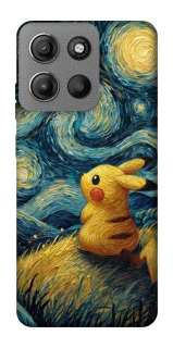 Чехол на Motorola Moto G15 4G Pikachu and Van Gogh фото 1 из 1