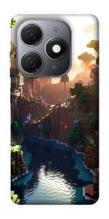 Чохол на TECNO Spark 20 Minecraft sunset фото 1 з 1