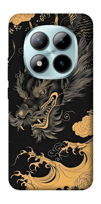 Чохол на Xiaomi Redmi Note 15 Pro+ 5G gold dragon фото 1 з 1