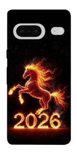 Чехол на Google Pixel 7 Red Fire Horse ver.1 фото 1 из 1