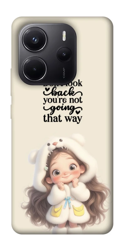 Чохол на Xiaomi Redmi Note 14 4G (Europe version) Don't look back фото 1 з 1