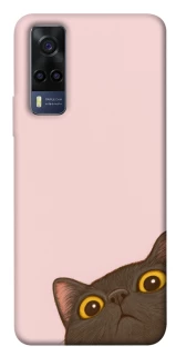 Чехол на Vivo Y53s Peeping cat фото 1 Чехол на Vivo Y53s Peeping cat фото 1 из 1