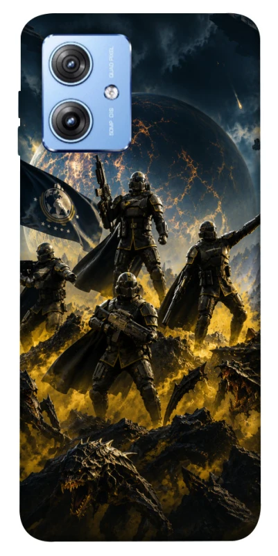 Чохол на Motorola Moto G84 HELLDIVERS фото 1 з 1