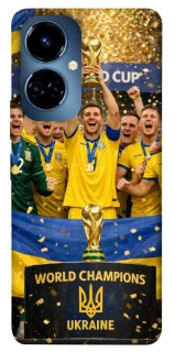 Чехол на TECNO Camon 19 UA-Football ver.5 фото 1 из 1