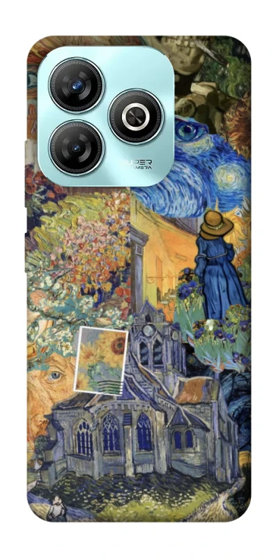 Чохол на ZTE Blade A75 4G Van Gogh collage фото 1 з 1