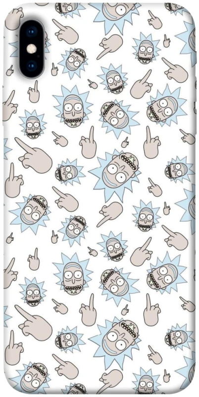 Чохол на Apple iPhone X (5.8") Rick and Morty style фото 1 з 1