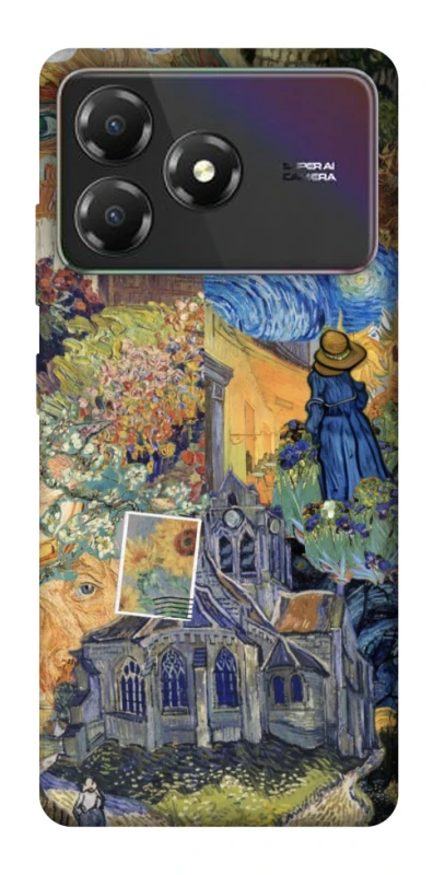 Чохол на ZTE Blade A36 Van Gogh collage фото 1 з 1