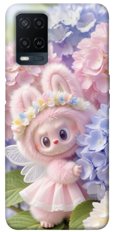 Чохол на Oppo A54 4G Labubu & Flowers ver.1 фото 1 з 1