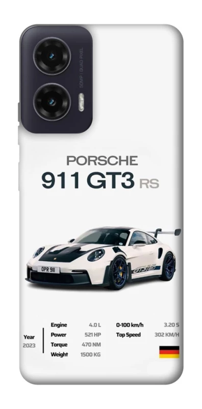 Чехол на Motorola Moto G35 Porsche 911 GT3 фото 1 из 1