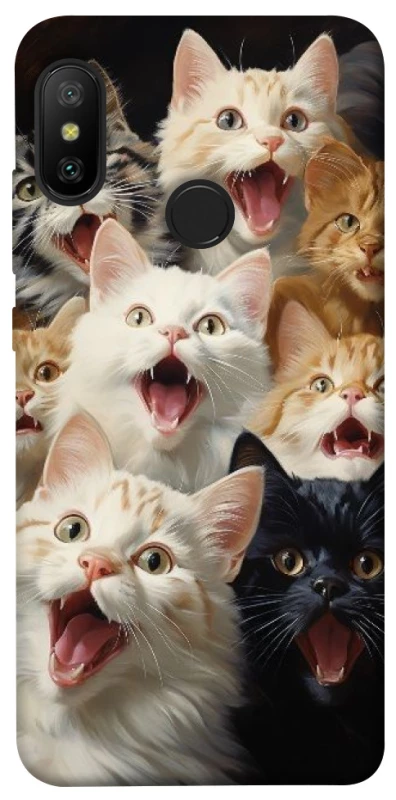 Чехол на Xiaomi Mi A2 Lite / Xiaomi Redmi 6 Pro Коты фото 1 из 1