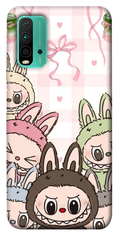 Чехол на Xiaomi Redmi Note 9 4G / Redmi 9 Power All Labubu 2 фото 1 из 1