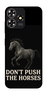 Чехол на ZTE Blade A73 4G Don't push the horses фото 1 из 1
