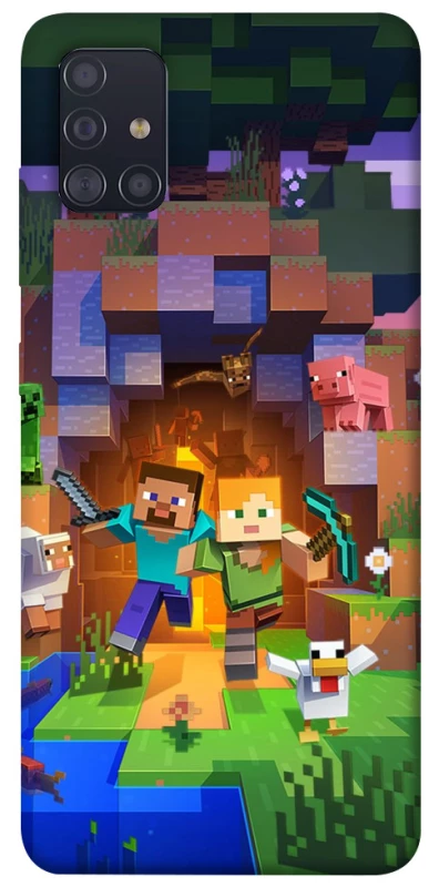 Чехол на Samsung Galaxy A51 Minecraft game фото 1 из 1