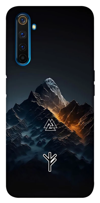 Чехол на Realme 6 Pro Руны в горах фото 1 из 1