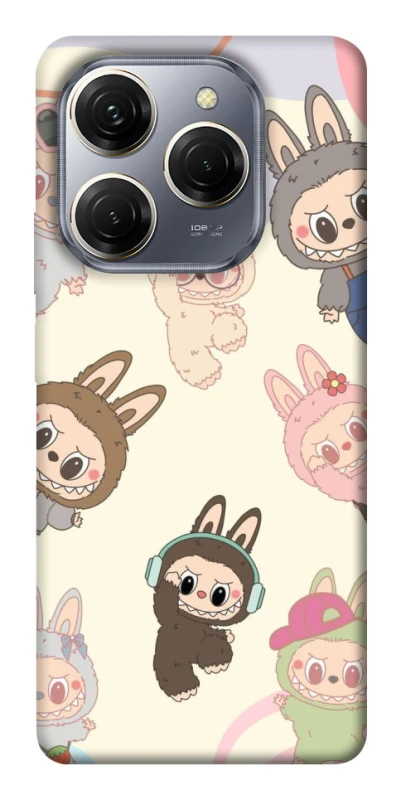 Чехол на TECNO Spark 20 Pro Labubu Dance фото 1 из 1