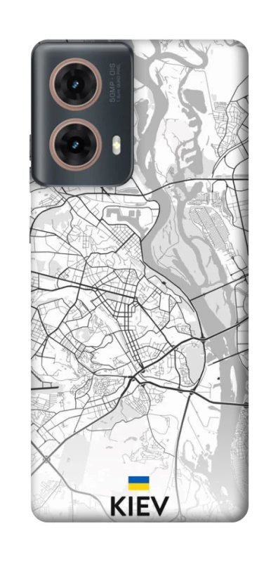 Чохол на Motorola Moto G85 Kiev white map фото 1 з 1