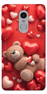 Чехол на Xiaomi Redmi Note 4X / Note 4 (Snapdragon) bear in hearts фото 1 из 1