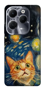 Чехол на Infinix Hot 40 paint cat фото 1 из 1