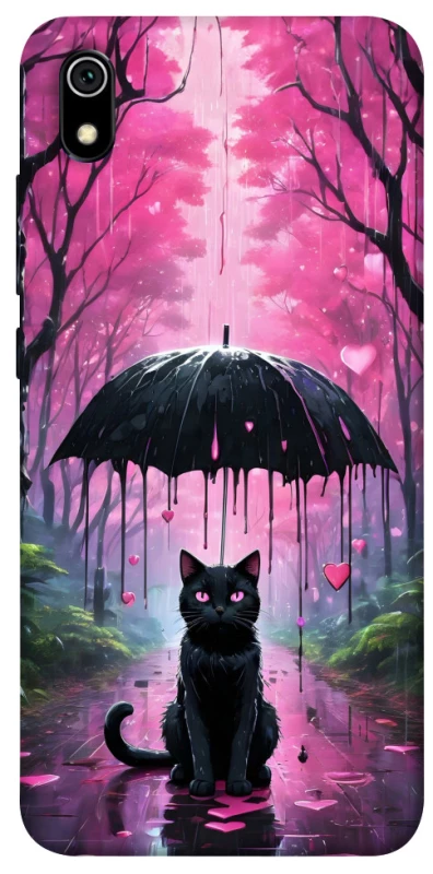 Чохол на Xiaomi Redmi 7A Black cat фото 1 з 1